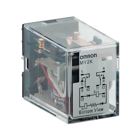 OMRON MY2K-02 24VDC MY2K-02 24VDC MYK 1202G MY2K0224DC OMRON DPDT 3A Enchuf welding/Bistable